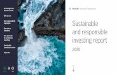 Sustainable and responsible investing report 2020