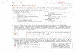 Phys201 Exam1 S13 key
