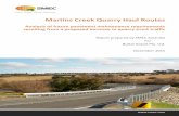 Martins Creek Quarry Haul Routes