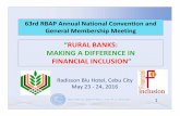 “RURAL BANKS: MAKING A DIFFERENCE IN FINANCIAL ... - RBAP
