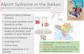 Alport Sydrome in the Balkan