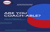 COACH-ABLE? ARE YOU - Churchill Leadership Group