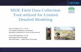MDE Field Data Collection Tool utilized for Limited ...