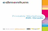 Printable Worksheets 4th Grade - info.edmentum.com