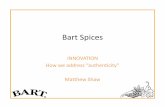 CIM South West Food Event - Bart Spices Matthew Shaw.ppt