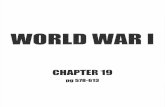 Chapter 19 WWI Unit Packet - Mayfield City Schools