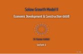 Solow Growth Model II - Aniket