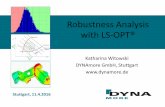 Robustness Analysis with LS-OPT®