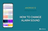 How to Change Alarm sound [Android 12]