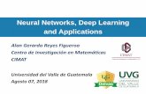 Neural Networks, Deep Learning and Applications