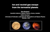 Ion and neutral gas escape from the terrestrial planets