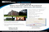 FOR SALE Wine Country Bed & Breakfast