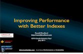 Improving Performance with Better Indexes - PEOUG