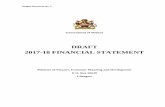DRAFT 2017-18 FINANCIAL STATEMENT