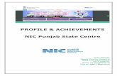 PROFILE & ACHIEVEMENTS NIC Punjab State Centre