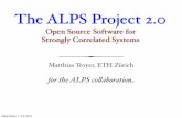 The ALPS Project 2 - Yale University