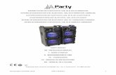 PARTY‐BOX412 GB ‐ INSTRUCTION MANUAL F ‐ MODE D’EMPLOI …