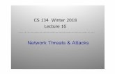 Network Threats & Attacks - University of California, Irvine