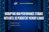 Disrupting High Performance Storage with Intel DC ...