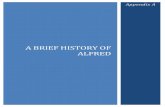A BRIEF HISTORY OF ALFRED - Allegany County, New York