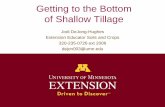 Getting to the Bottom of Shallow Tillage
