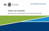 Opioid Use Disorder Quick Reference Guide