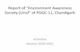 Report of “Environment Awareness Society (Urvi)” of PGGC ...