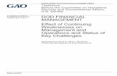 GAO-14-576T, DOD FINANCIAL MANAGEMENT: Effect of ...