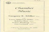 2000-2001 Chamber Music - Gregory E. Miller with Laura ...