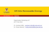 Off-Site Renewable Energy