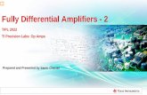Fully Differential Amplifiers - 2