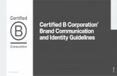 Certified B Corporation Brand Communication and Identity ...