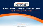 LAW FIRM ACCOUNTABILITY STRUCTURE - Lawyers With Purpose
