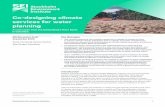 Co-designing climate services for water planning