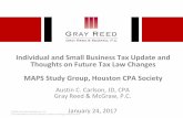 Individual and Small Business Tax Update and Thoughts on ...