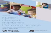 2017/18 Nursery classes in maintained Richmond schools