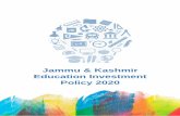 Jammu & Kashmir Education Investment Policy 2020
