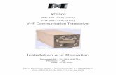 VHF Communication Transceiver - Aero Hesbaye