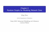 Chapter 4 Random Graphs for Modeling Network Data