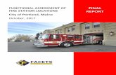 FUNCTIONAL ASSESSMENT OF FINAL FIRE STATION …