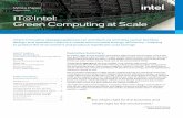 IT@Intel: Green Computing at Scale White Paper