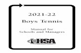 2021-22 Boys Tennis
