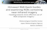 Himawari RGB Quick Guides and examining RGBs containing ...