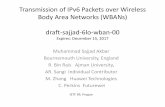 Transmission of IPv6 Packets over Wireless Body Area ...