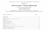 2016-17 Parents’ Handbook - Asbury United Methodist Church