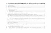 COCC Exempt and Confidential Supervisory Handbook