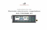 Remote electronic regulation AG-TRONIK S1
