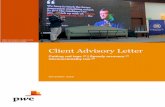 Client Advisory Letter December 2019 - PwC