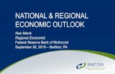 NATIONAL & REGIONAL ECONOMIC OUTLOOK