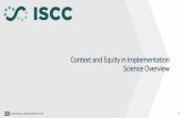 Context and Equity in Implementation Science Overview